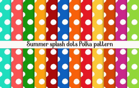 Download Summer Splash Dots Polka Pattern - Premium Resources