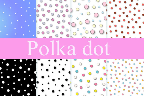 Download Graphic Pastel Polka Dot Background - Premium Bundle