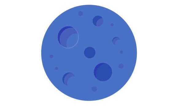 Download Blue Planet with Cratered Surface Design - Premium Resources